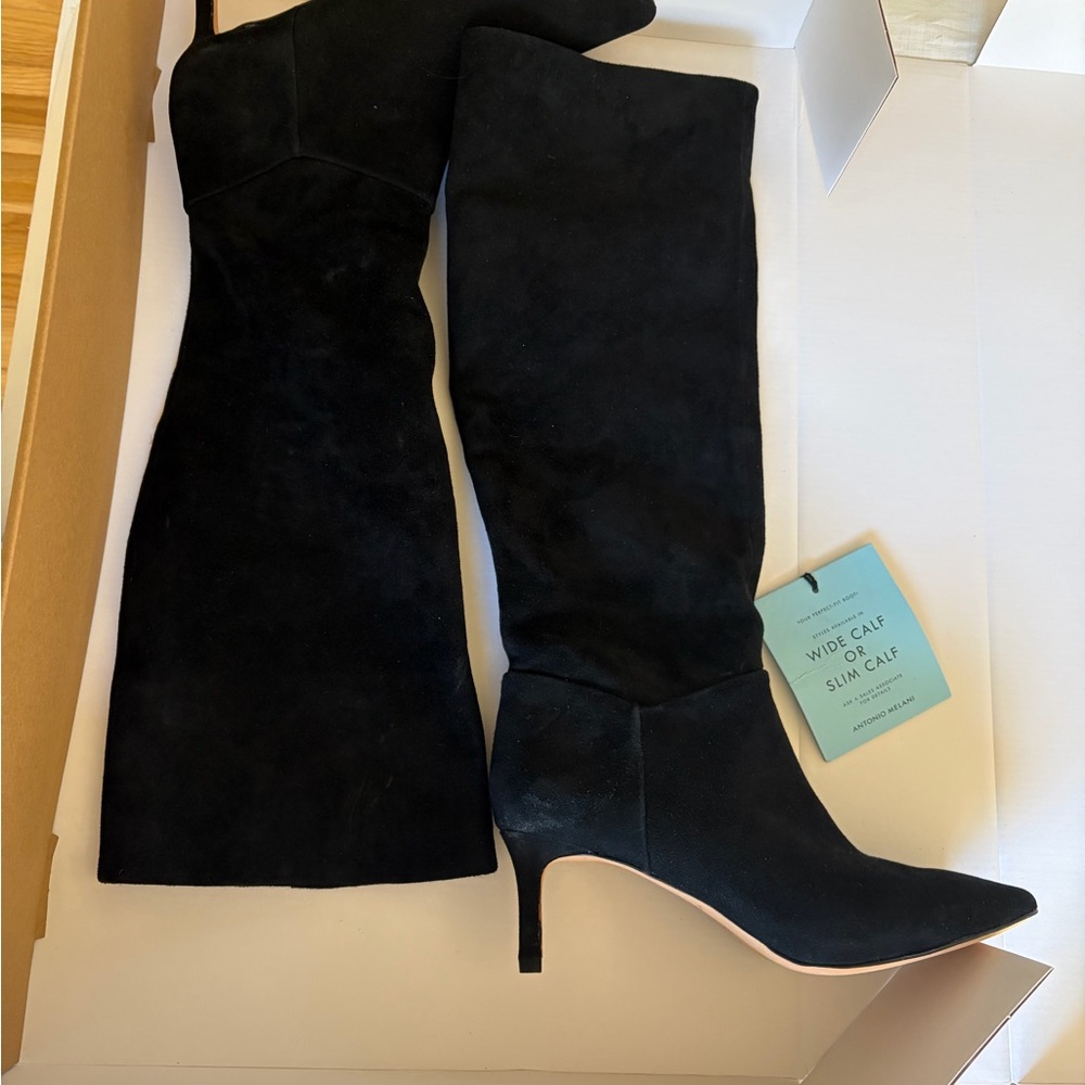 Antonio Melani Suede Knee-High Boots